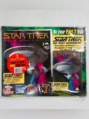 Star Trek Collector's Edition Part 2 Magazine + TNG DVD + Slipcase Sealed UK